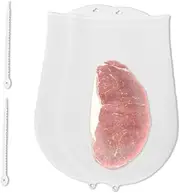 2PCS Extra Large Reusable Sous Vide Bags BPA Free Food Grade Silicone Bags for Sous Vide Cooking, Anova, Instant Pot Immersion Circulators and other Sous Vide Accessories(2 Pack Sous vide bags)