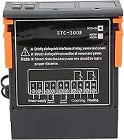 Zerodis STC-3008 Dual Display Temperature Controller - Accurate Digital Thermostat Sensor for Various Refrigerator, Farm - Dual Probes (#1)