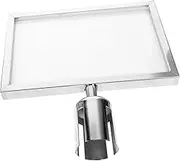 MUSISALY Sign Holder Frame Portrait Top Stand Double Sided Display for Public Use Easy Installation for Directional Signage and Instructions