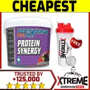 INTERNATIONAL PROTEIN SYNERGY 5 1.25KG & 3 KG//WPI WPC BLEND WHEY ISOLATE OPTION