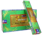 Satya Natural Series - Patchouli - 180 Gram Bulk Box - Premium Incense Sticks