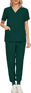 [Letuwj] Scrubs Set Stretch Quick Dry Women's Short Sleeve Thin Doctors
