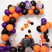 115 Piece Halloween Balloon Arch - High Quality Materials & Can be Re-Used