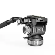 Metal Camera Video Fluid Head 360° Horizontal Rotation Tripod Head Quick Release