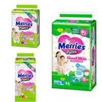 在飛比找蝦皮購物優惠-妙而舒 Merries PANTS MERRIES 尿布褲 