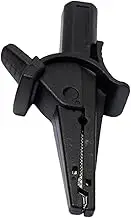 harayaa Heavy Duty Alligator Clip Crocodile Clamp Easy to Use Electrical Testing Test Clip, Insulation Protecting for Automotive, Car, Black