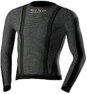 SX-TS2-BC-M Long T-Shirt, SIXS Carbon Fiber, Black, Carbon, M