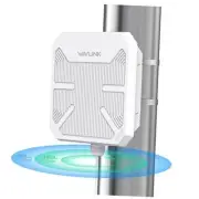 AX3000 WiFi6 Outdoor WiFi Extender, Dual Band WiFi 6 Outdoor Wireless White