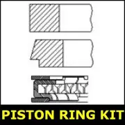Piston Ring Kit Fits MAZDA 5 6 MX-5 CR CW I II NC 1.8 GG GH GY 00081RP