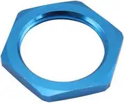 Aeroflow Replacement -6AN Jam Nut Full Flow Bulkhead Blue Half Nut - AF59-924-06