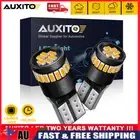 2x Canbus T10 2835 24 LED Amber SMD Side Car Wedge Light Lamp Bulb 194 168 W5W