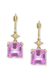 Anzie Jac + Jo Greta Drop Earrings in Pink at Nordstrom, Size One Size Oz