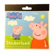 Peppa Pig Stickerland Pad ~ Set of 120 Pig Family Stickers