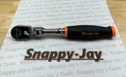 *NEW* Snap-on Tools USA ORANGE Soft Grip 3/8" Drive Flex Head Ratchet - FHF80AO