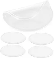 Mikinona 5pcs Silicone Lash Pad for Eyelash Extensions Non-slip Anti-static Lash Pads for Application