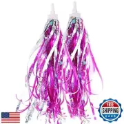 IEALODS 1Pair Kids Bicycle Tassel Ribbon, Children Scooter Handlebar Streamer