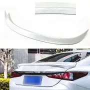 Car White Rear Trunk Spoiler Wing Lip For Lexus ES350/300H 2019 2020-2024 NEW (for: Lexus)