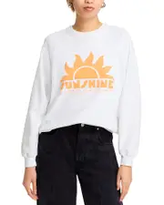 Mother The Biggie Message Sweatshirt - Exclusive