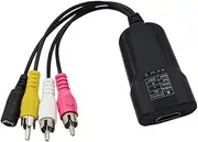 FELTECHELECTR to Converter Adapter Video Output Supports Ntsc Pal Flexible Portable Design for Tv Connection for Home Entertainment