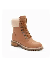 [Ozwear Ugg] Ugg Lyric Ankle Zip Boots in Tan