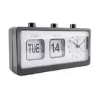 1X(Mechanical Alarm Clock Novelty Flip Clock Desktop Digital Clock with9815