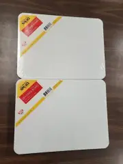 School Smart Dry Erase Boards, 9 x 12 Inches, White, Two Packs of 10 (20 Total)