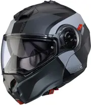 Caberg Duke Evo Indy Helmet, black-grey, Size L for Men Black Grey