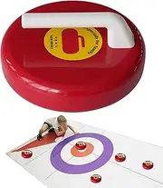 Curling Game, Lightweight Table Curling Game, Development Toys for Adults College Dorm Offices Party Yard Floor Desktop Bar Family Gathering Backyard Activities