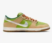 Nike SB Dunk Low Pro Escargot FQ7585-200 Men's Size 9.5 Green Metallic Silver