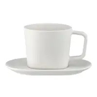 在飛比找PChome24h購物優惠-TOAST DRIPDROP 陶瓷咖啡杯盤組180ml-白色