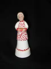 MRS. CLAUSE PIE BAKE , CHRISTMAS , PIE BIRD VENT CERAMIC, FOOD SAFE, KITCHEN,NEW