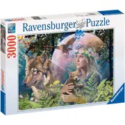 3000pc Ravensburger Lady of the Forest Jigsaw Themed Puzzle Play Toy Family