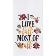 C&F Home I Love Fall Most of All Flour Sack Towel