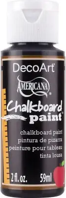 DecoArt Americana Chalkboard Paint 2oz-Black Slate DS903
