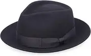 [CA4LA] Casilla ZKN02442 Men's Medium Folding Hat, Daily Casual, Beautiful, Smart, Autumn, Winter, Simple, Ribbon, Adjustable Size