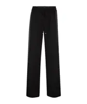 Elastic waist casual pants 25,27,28,29 Black