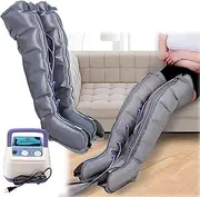 Lymphatic Drainage Vacuum Therapy Pressotherapy Massager, Full Body Waist Arm Leg Relax Instrument Circulation Improve Pain Relaxation QiuShuiDr(6 Chamber 2 legs)