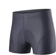 [Generic] Padded Bike Shorts for Men Breathable Lightweight Comfortable Cycle Gear for Mountain Biking 4 Hours Long-Distance Rides ycle Clothing Darkgray L