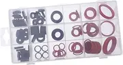 Gatuida 141PC Plumbing Washer Set Heat Resistant Rubber Sealing Gaskets Assortment for Reliable Leak Prevention Rubber Gasket Kit for Plumbing Repairs