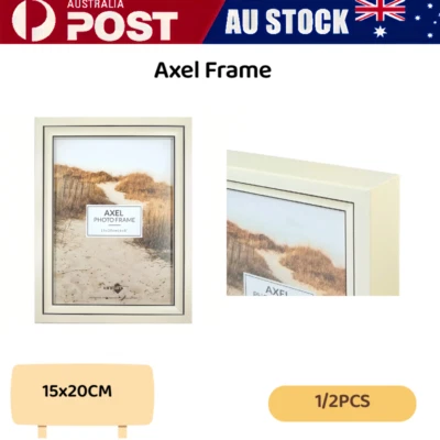 1/2x 6x8 INCH 15x20CM Ivory Axel Picture Photo Frame Display Hanging Photo Gift