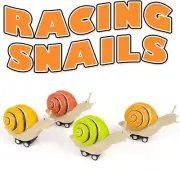 Racing Snails (set of 4) "Pull Back Race Toys!" Archie McPhee