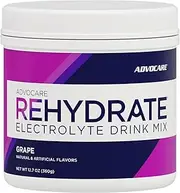 Rehydrate Electrolyte Drink Mix - Electrolytes Powder - Grape - 12.7 oz
