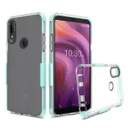GSA Ultra Edge Clear/Teal Bumper Case for Alcatel 3V (2019)