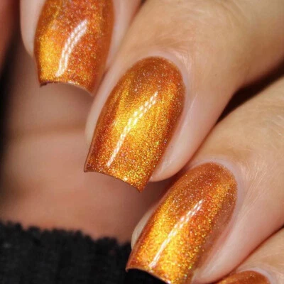 Starrily Jupiter - Amber Copper Gold Magnetic Shimmer Holo Galaxy Nail Polish