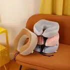 Neck Pillow Comfortable Relax Muscles Nap Pillow with Lanyard Easy to Carry