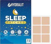 Hydralit Sleep Patches Sleeping Patch for Bedtime Adults Extra Strength Goodnight Sleep Aid Alternative Melatonin Restful Nights Natural Formula Jet Lag Travel Friendly Better Morning 72 Pack