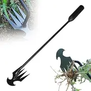 Foxyle Weed Puller, Upgrade Garden Weed Pulling Tool Uprooting Weeding Tool, for Gardens,Yards Farms (Black40cm*1pcs)