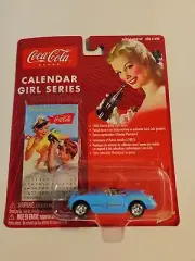 JOHNNY LIGHTNING 1/64 1956 CORVETTE COCA-COLA CALENDAR GIRLS DIECAST