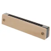 Wooden 10-Hole Diatonic Harmonica for Kids - Educational Musical Instrument