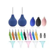 Ceramic Precision Tip Applicator Bottle for Clay Tools for Clay Supplies with Needle and Filling Fu As Shown